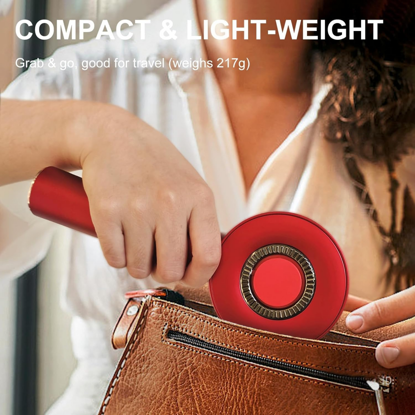 Electric Scalp Massage Comb – Red Light + Serum Applicator