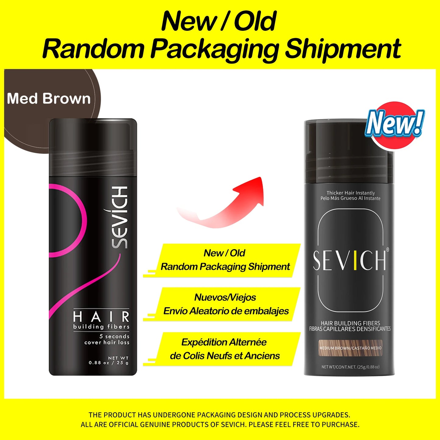 Sevich Hair Fiber Powder
