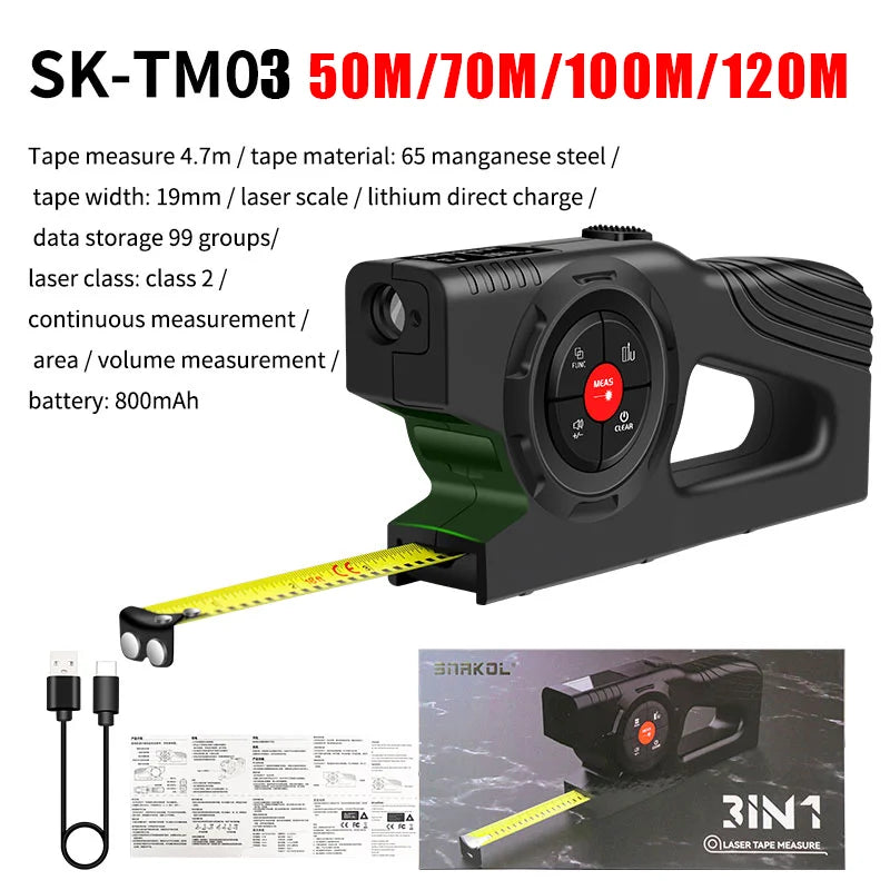 3-in-1 Laser Measure