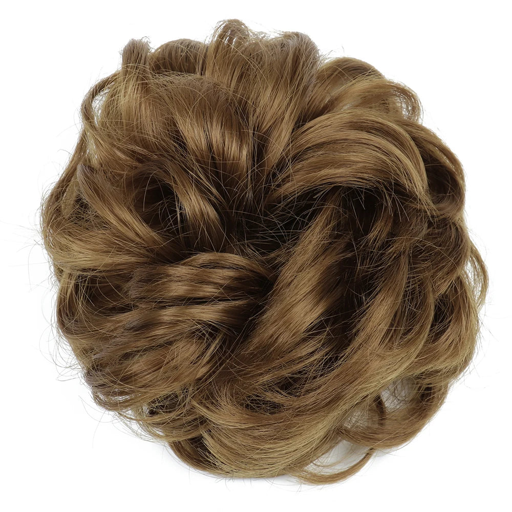 Messy Bun Hair Scrunchie - Heat-Resistant Chignon