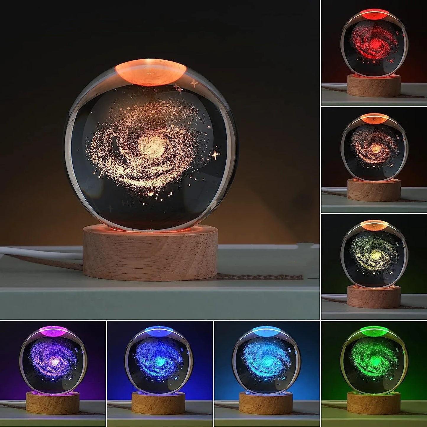 Cosmic Crystal Night Light
