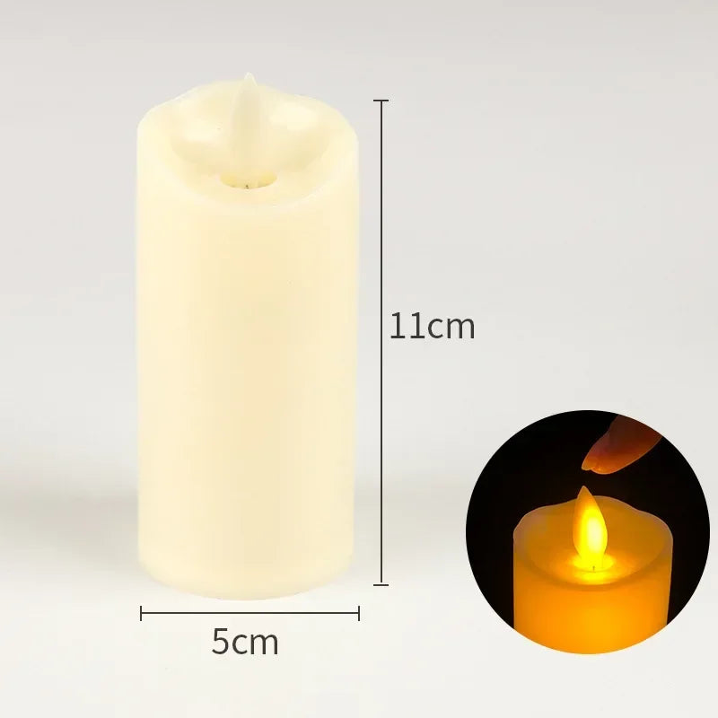 FlickerGlow LED Candle Set