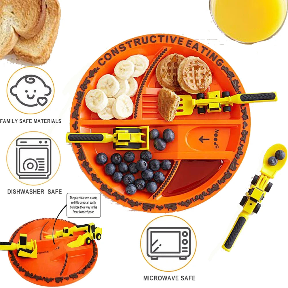 Construction Kids Tableware Set