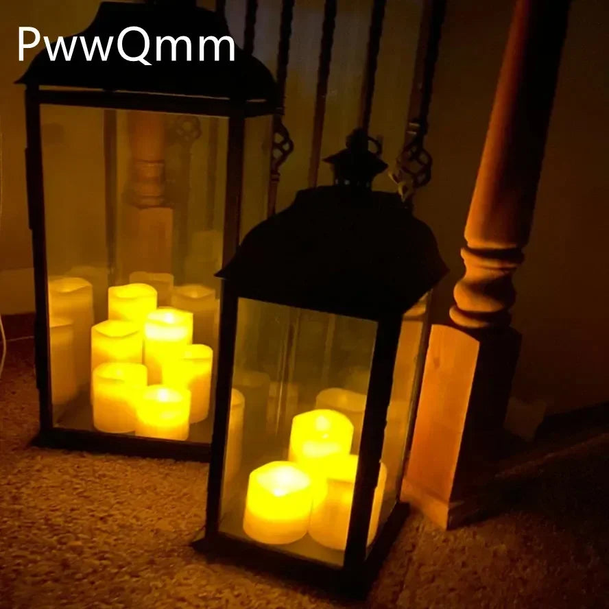 FlickerGlow LED Candle Set