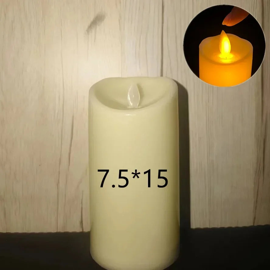 FlickerGlow LED Candle Set