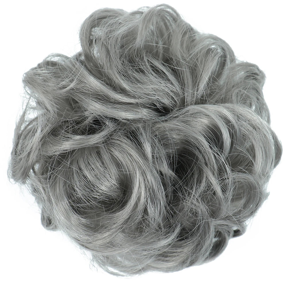 Messy Bun Hair Scrunchie - Heat-Resistant Chignon