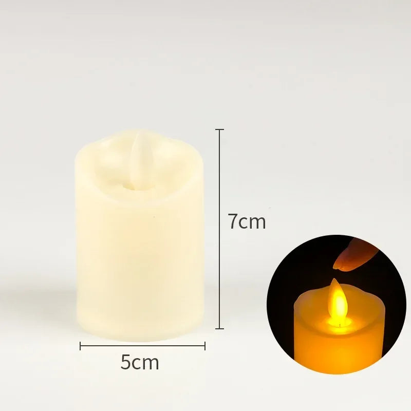 FlickerGlow LED Candle Set