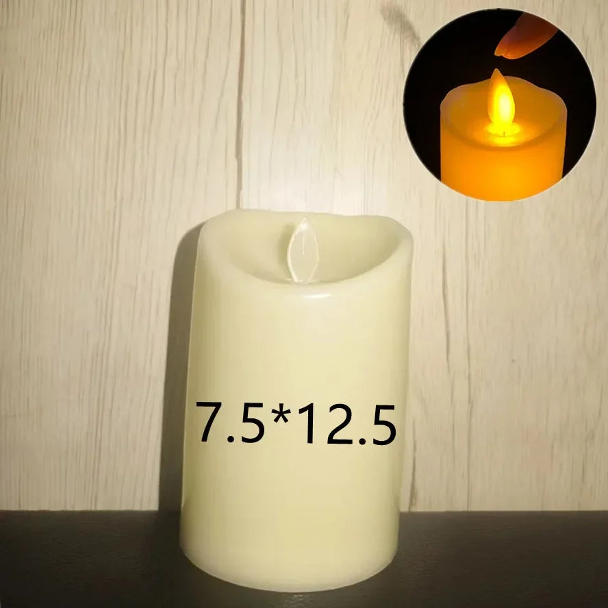 FlickerGlow LED Candle Set