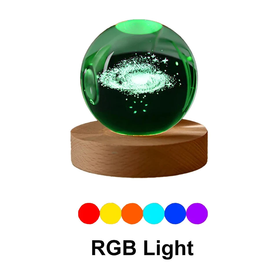 Cosmic Crystal Night Light