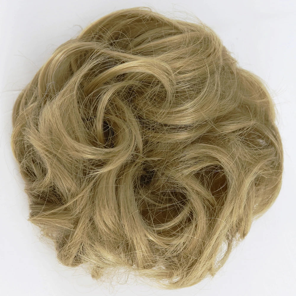 Messy Bun Hair Scrunchie - Heat-Resistant Chignon