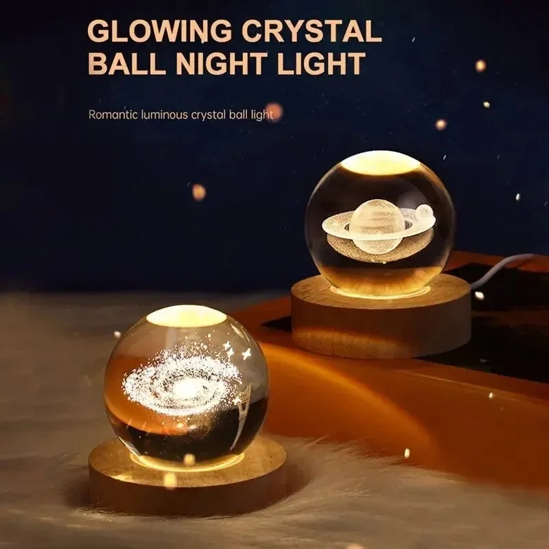 Cosmic Crystal Night Light
