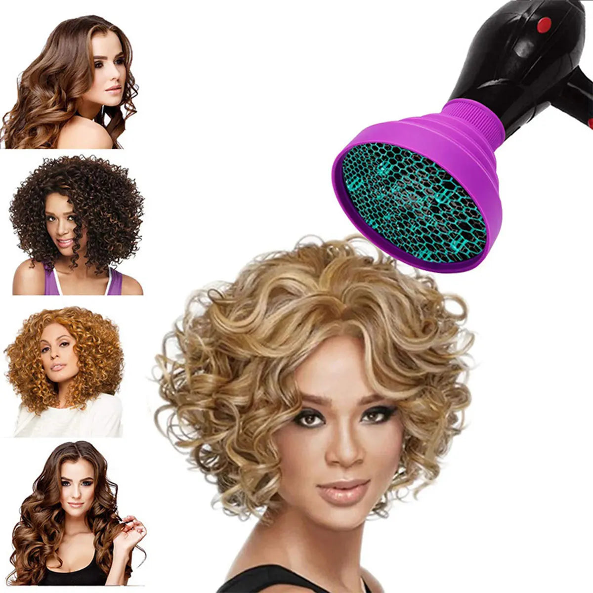 Foldable Hair Dryer Diffuser
