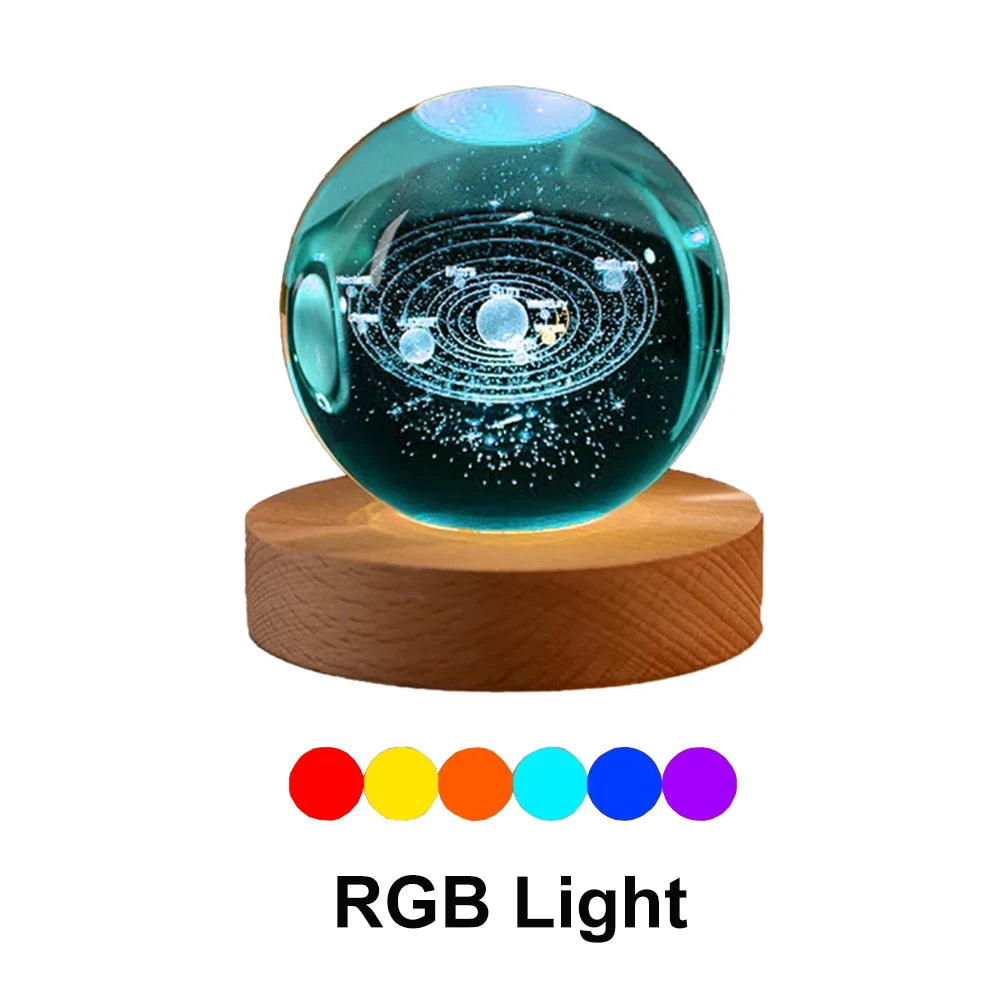 Cosmic Crystal Night Light