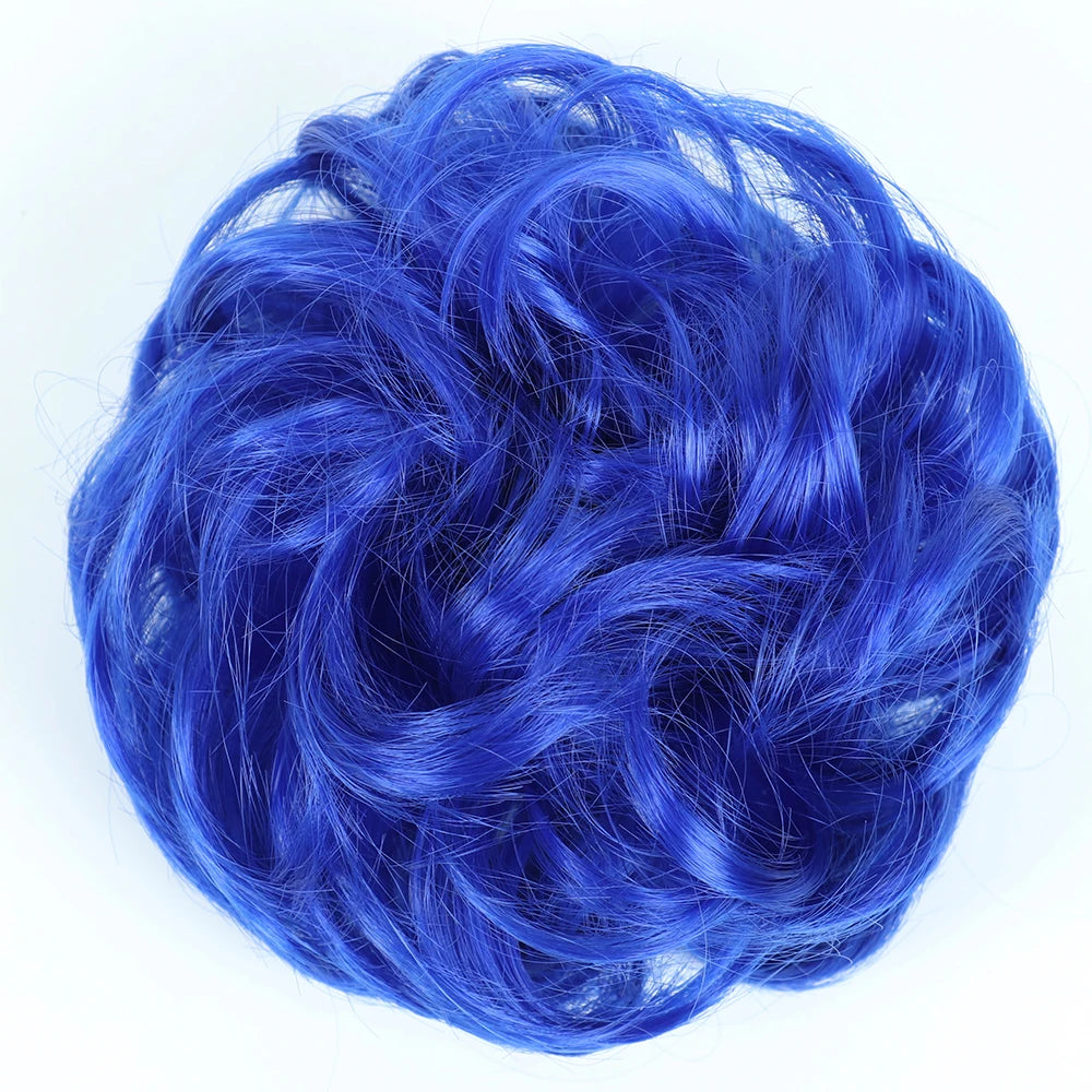 Messy Bun Hair Scrunchie - Heat-Resistant Chignon
