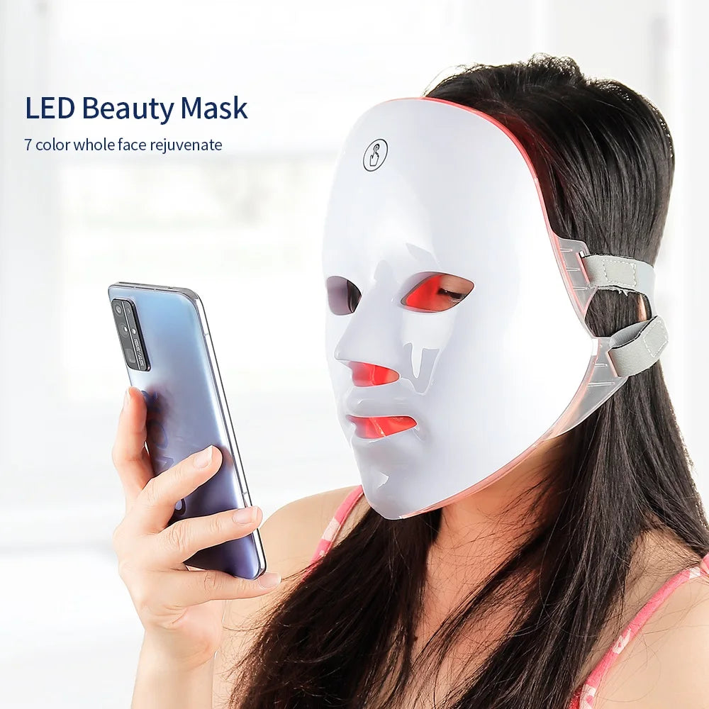 7-Color LED Face Mask
