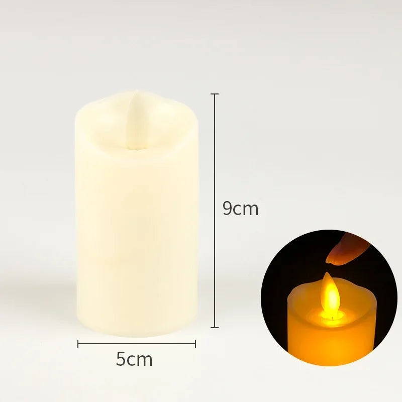 FlickerGlow LED Candle Set