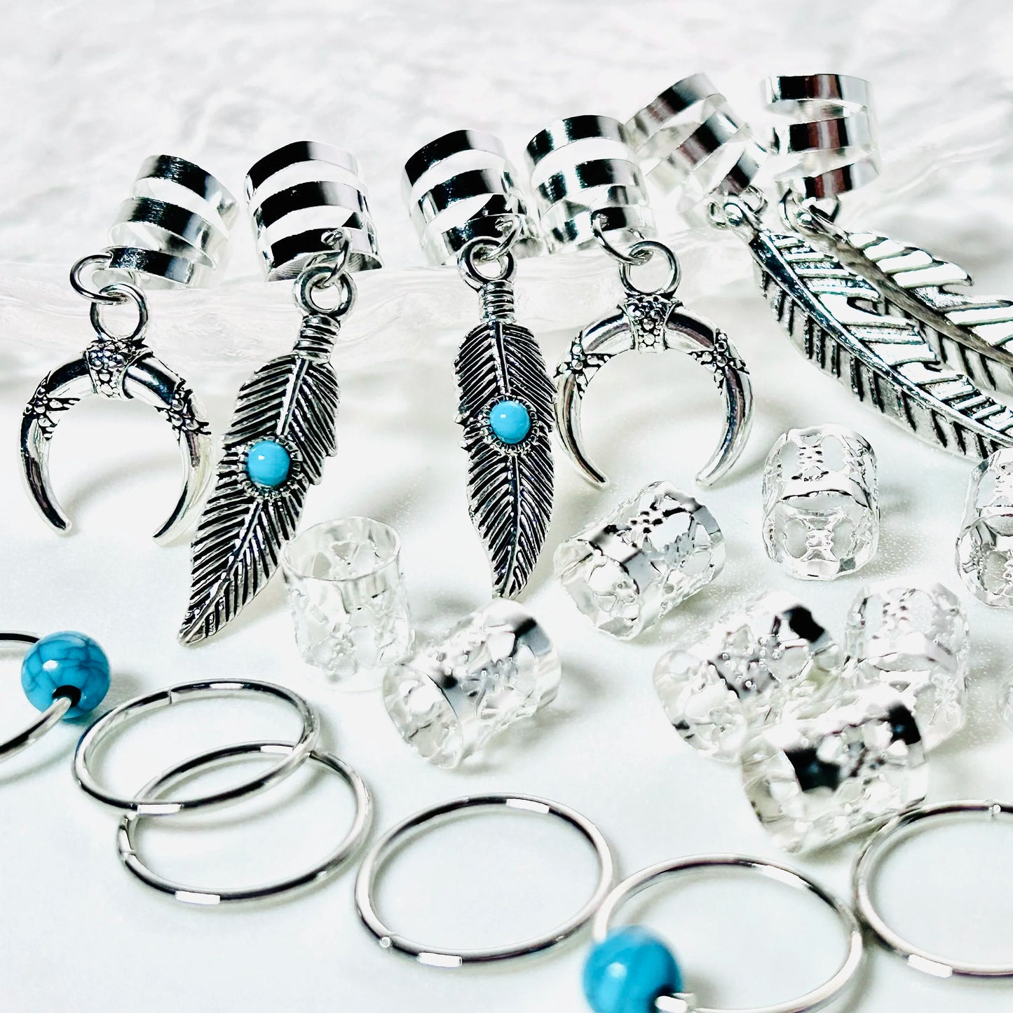 Braided Hair Beads Set