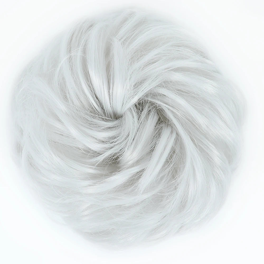 Messy Bun Hair Scrunchie - Heat-Resistant Chignon