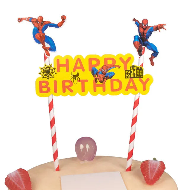 Spiderman Number Candles