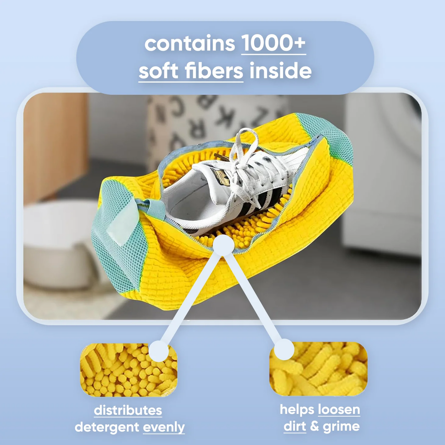 Padded Shoe Laundry Bag