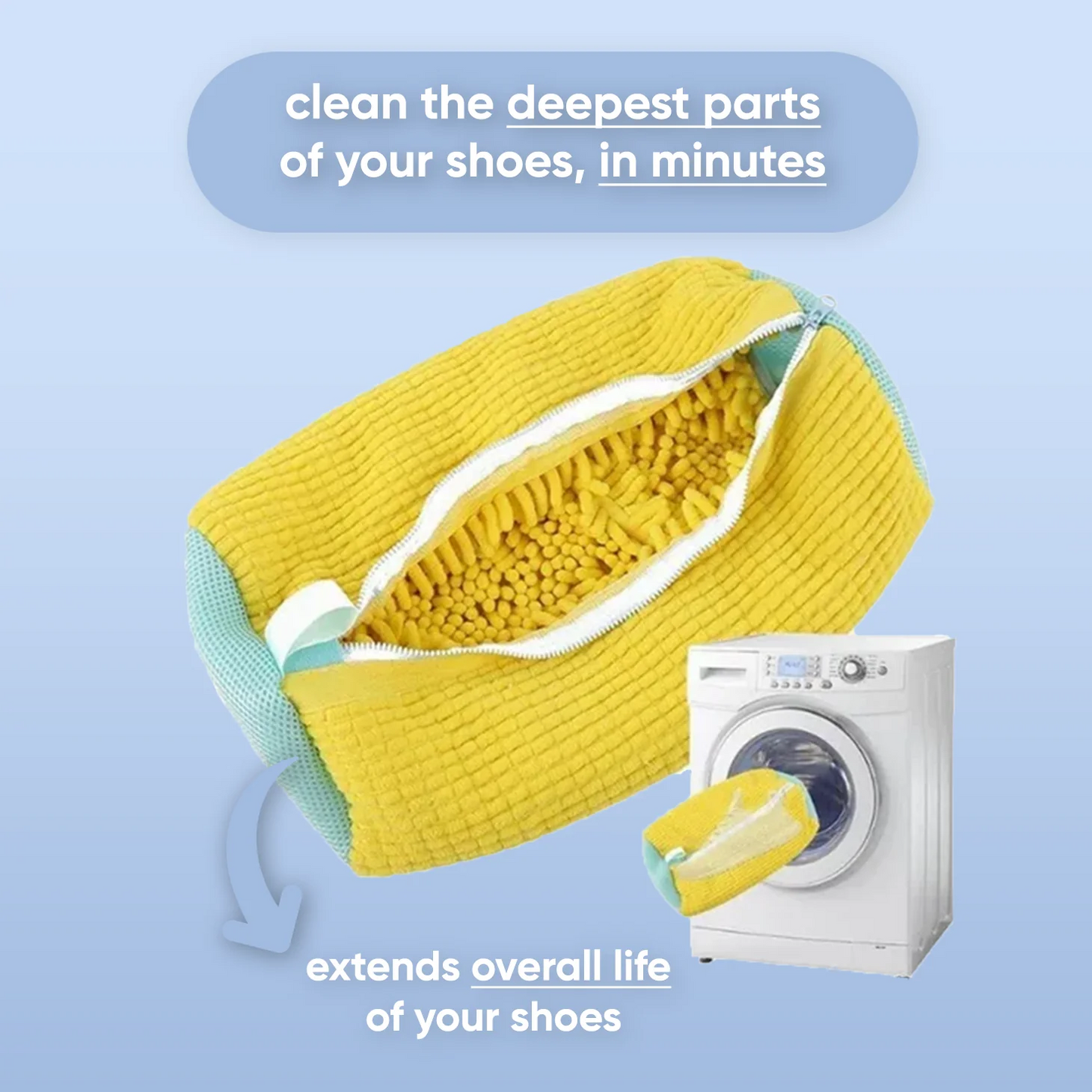 Padded Shoe Laundry Bag