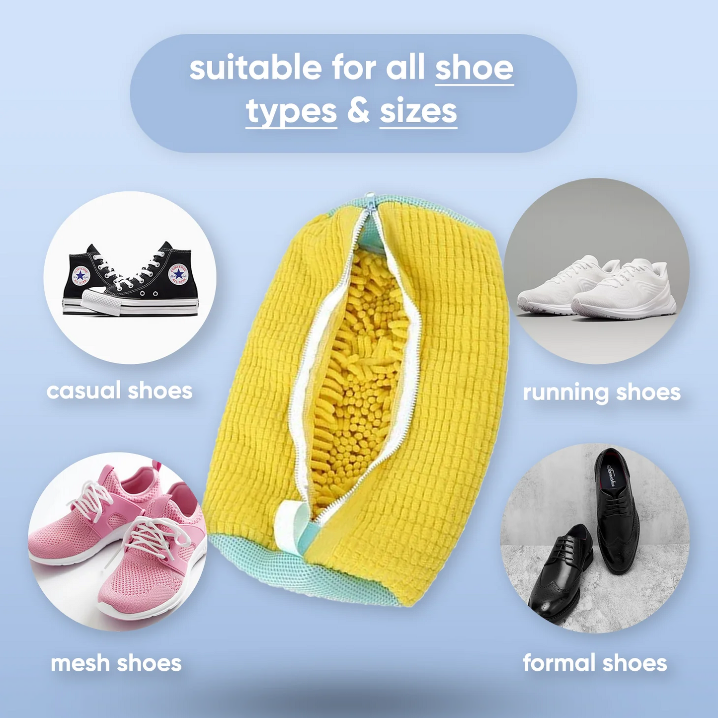 Padded Shoe Laundry Bag