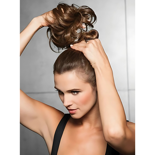Messy Bun Hair Scrunchie - Heat-Resistant Chignon