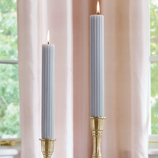 Fluted Taper Candle Set