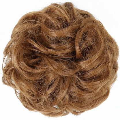 Messy Bun Hair Scrunchie - Heat-Resistant Chignon