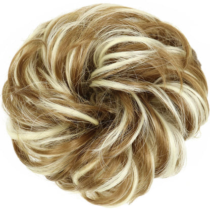 Messy Bun Hair Scrunchie - Heat-Resistant Chignon