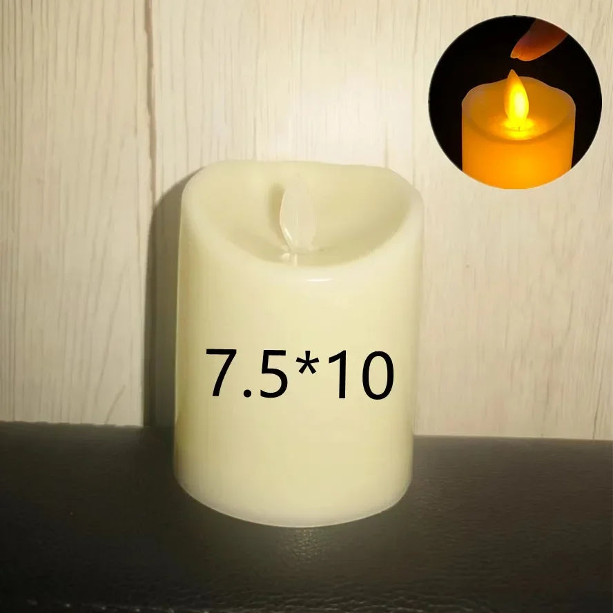 FlickerGlow LED Candle Set