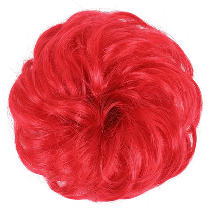 Messy Bun Hair Scrunchie - Heat-Resistant Chignon