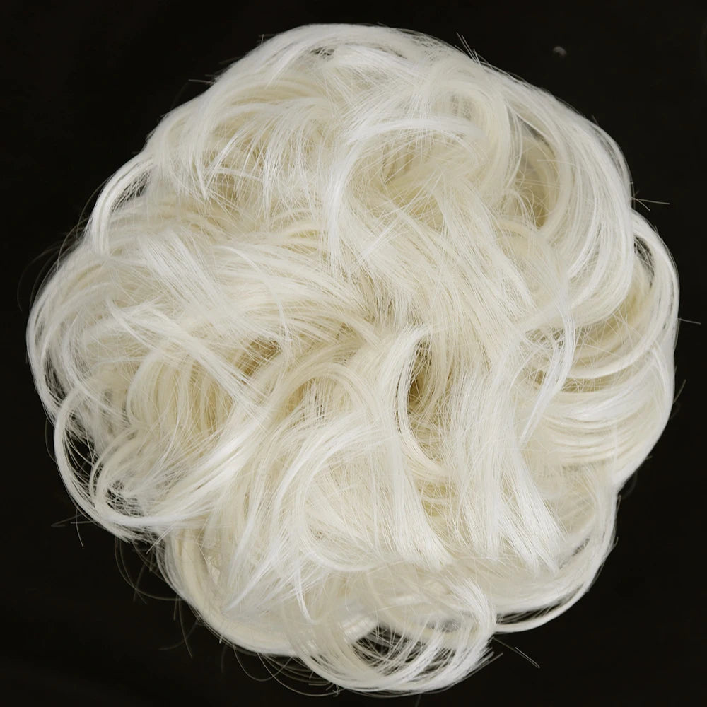 Messy Bun Hair Scrunchie - Heat-Resistant Chignon
