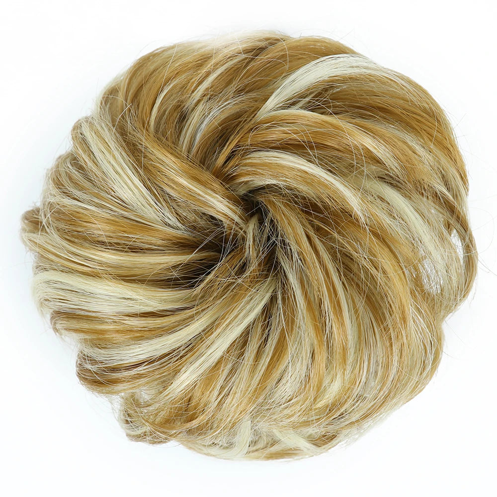 Messy Bun Hair Scrunchie - Heat-Resistant Chignon