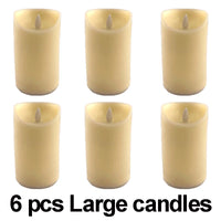 6 pcs Large candle
