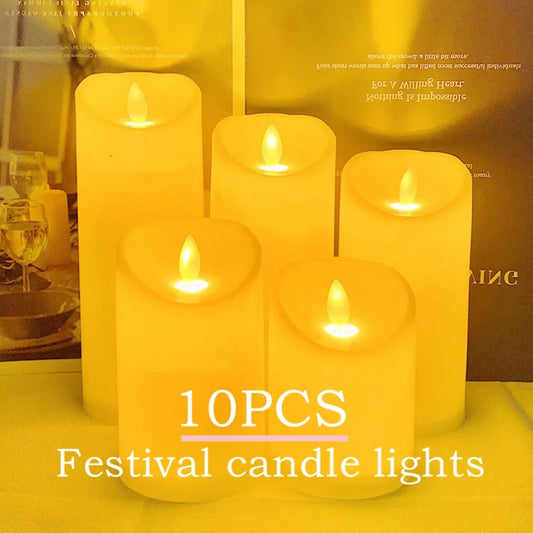 FlickerGlow LED Candle Set
