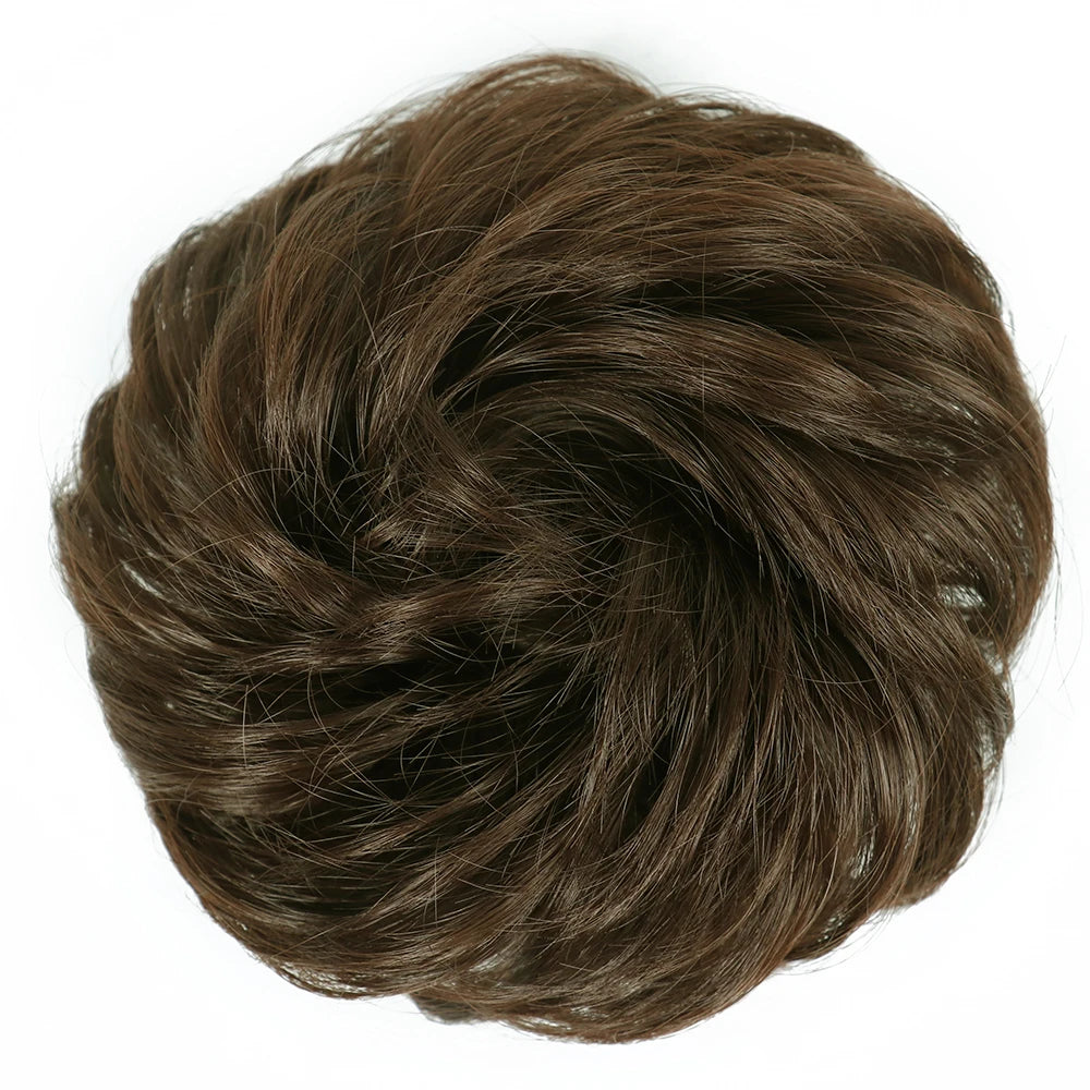 Messy Bun Hair Scrunchie - Heat-Resistant Chignon