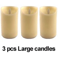 3 pcs Large candle