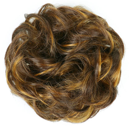 Messy Bun Hair Scrunchie - Heat-Resistant Chignon