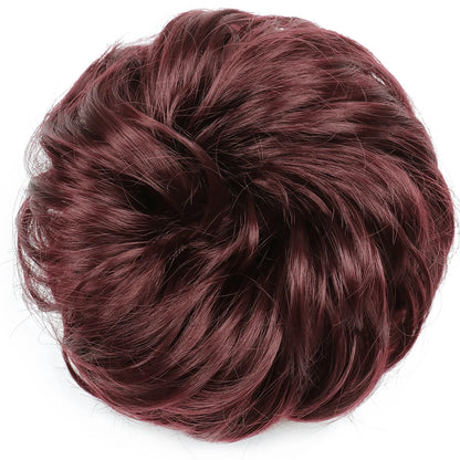 Messy Bun Hair Scrunchie - Heat-Resistant Chignon