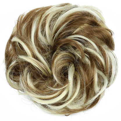 Messy Bun Hair Scrunchie - Heat-Resistant Chignon