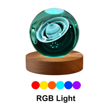 Cosmic Crystal Night Light