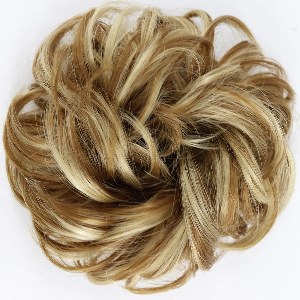 Messy Bun Hair Scrunchie - Heat-Resistant Chignon
