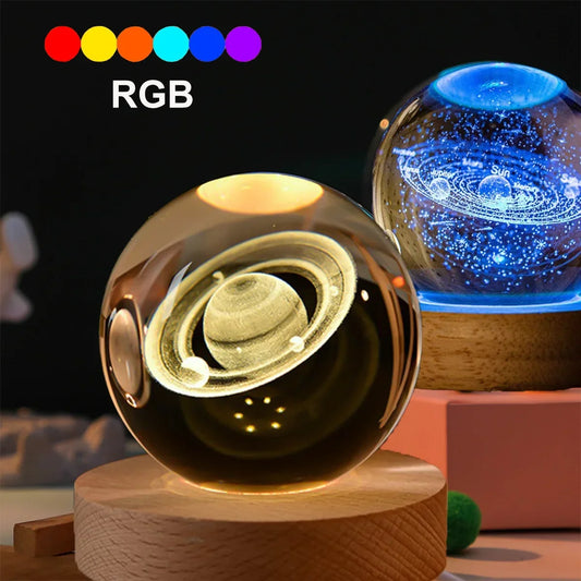 Cosmic Crystal Night Light
