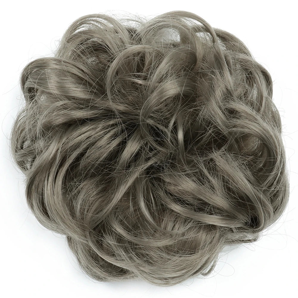 Messy Bun Hair Scrunchie - Heat-Resistant Chignon