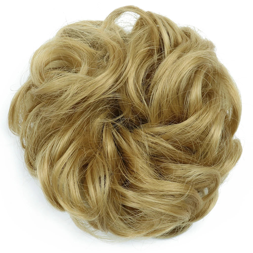 Messy Bun Hair Scrunchie - Heat-Resistant Chignon